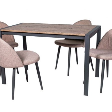 Обеденная группа (Стол Кастел и 4 стула Делтон)