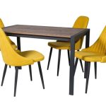 Обеденная группа (Стол Кастел и 4 стула Шато)