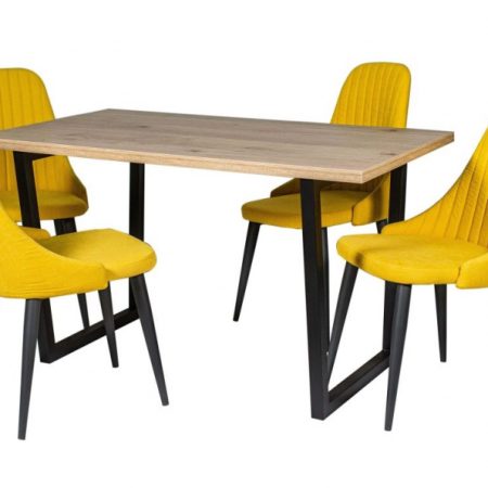 Обеденная группа (Стол Патика и 4 стула Шато)