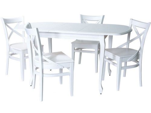 Обеденная группа (Стол Прага и 4 стула Соло Венский жесткий)