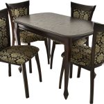 Обеденная группа (Стол Прага и 4 стула Тулон мягкий)