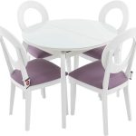 Обеденная группа (Стол Ривьера круг и 4 стула Коломбо-2)