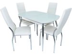 Обеденная группа (Стол Ривьера СВ и 4 стула Асти)