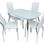 Обеденная группа (Стол Ривьера СВ и 4 стула Асти)