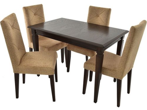 Обеденная группа (Стол Сиена и 4 стула Помпей ромб)