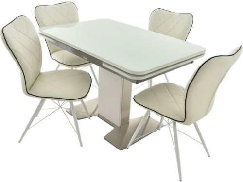 Обеденная группа (Стол Тайбэй OPTI и 4 стула Риоха)
