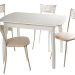 Обеденная группа (Стол Верона и 4 стула Эрго)