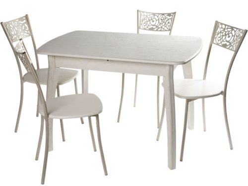 Обеденная группа (Стол Верона и 4 стула Эрго)