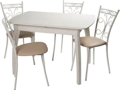 Обеденная группа (Стол Верона и 4 стула Неаполь)