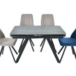 Обеденная группа AROOMA (стол Леон + 4 стула Сильвио Vivaldi)