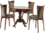 Обеденная группа (Стол Фабрицио-1 и 4 стула Тулон м/с)