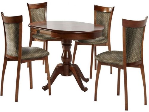 Обеденная группа (Стол Фабрицио-1 и 4 стула Тулон м/с)