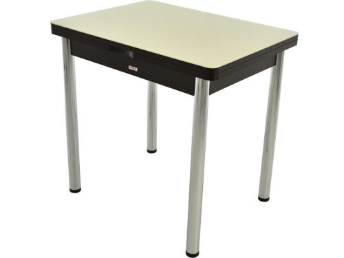 Стол «Бари» стекло молочный