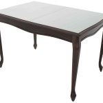 Стол «Кабриоль» 120x80 GLASS белый