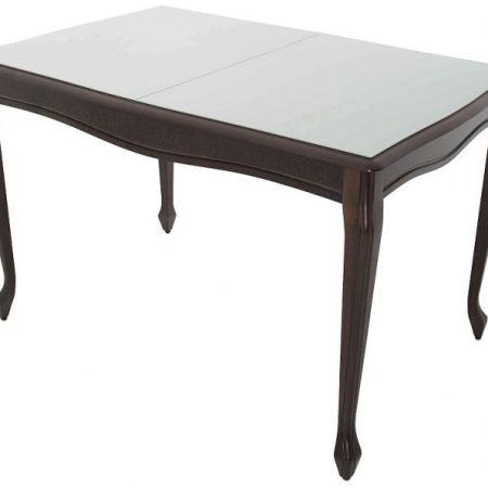 Стол «Кабриоль» 120x80 GLASS белый