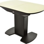 Стол «Корсика» стекло молочный