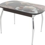 Стол «Ривьера» фотопечать Кофе 22