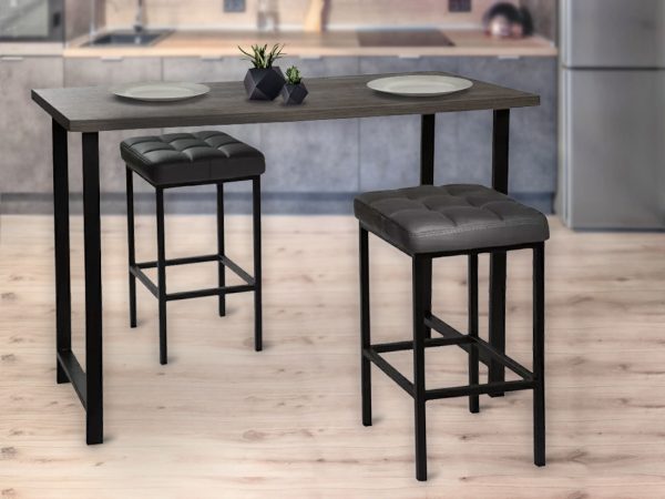 Обеденная группа (Консоль барная и 2 стула Камелот), кожзам D6 — изображение 3