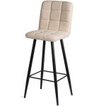 Стул ДП2-08 «Барный» М106 ткань «Канди Крем»