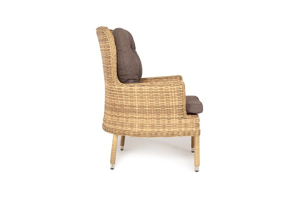 "Алиса" кресло плетеное, цвет соломенный — изображение 4