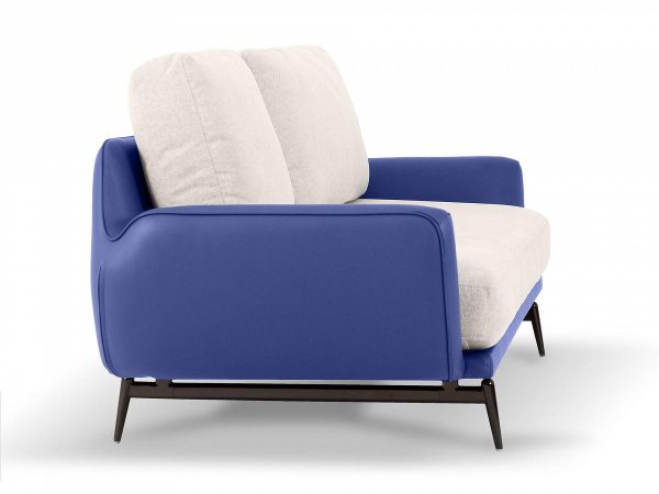 Диван Ispani трёхместный синий, белый — изображение 3