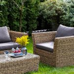 "Капучино" лаунж-зона из искусственного ротанга (гиацинт)