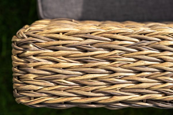 "Капучино" лаунж-зона из искусственного ротанга (гиацинт), цвет соломенный — изображение 4