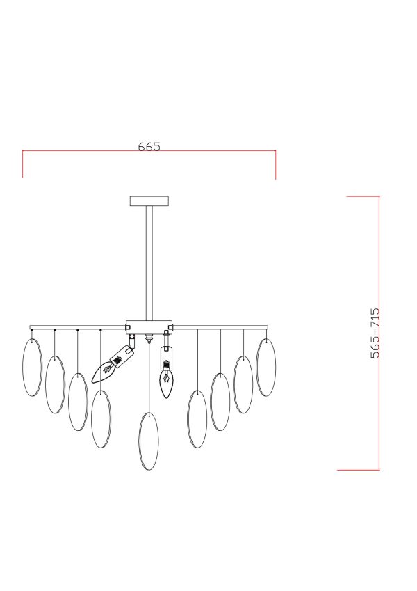 Люстра Freya FR5104PL-06BS2 — изображение 2