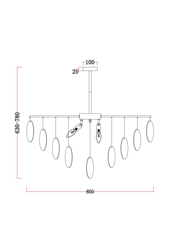 Люстра Freya FR5104PL-08N — изображение 2