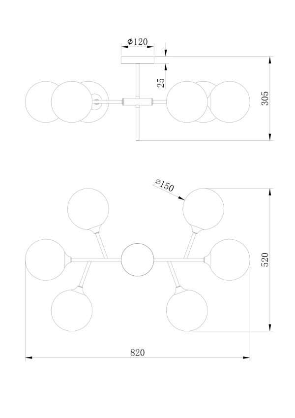 Люстра-Freya-FR5115PL-06BZ1-1 Люстра Freya FR5115PL-06BZ1 — изображение 2
