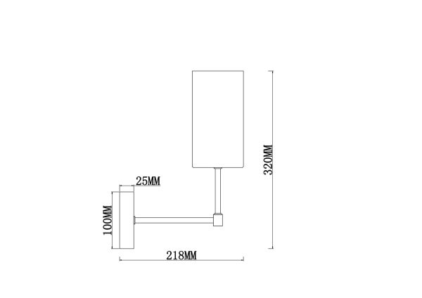 Настенный светильник (бра) Freya FR5184WL-01BS — изображение 3