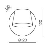Настенный светильник (бра) Maytoni MOD421WL-L6BS3K — изображение 3