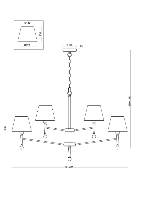Подвесной-светильник-Freya-FR5190PL-12BS1-1 Подвесной светильник Freya FR5190PL-12BS1 — изображение 2