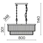 Подвесной светильник Maytoni MOD085PL-08CH — изображение 2