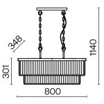 Подвесной светильник Maytoni MOD085PL-08CH — изображение 3