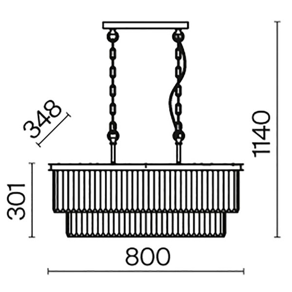 Подвесной светильник Maytoni MOD085PL-08CH — изображение 3