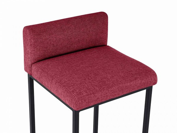 Стул барный Wilson Flat бордовый — изображение 4