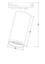 Трековый светильник Technical TR020-1-GU10-W — изображение 3