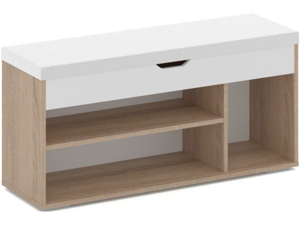 Дуб сонома/Белый (вайт)