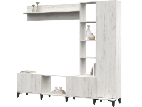 Стенка «Аурелия», дуб крафт белый — изображение 3