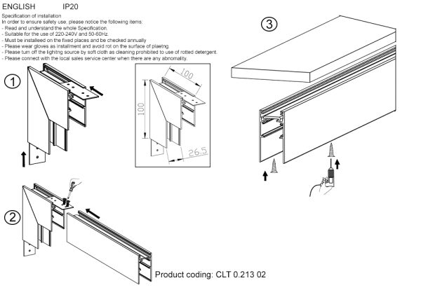 Внутренний соединитель для магнитного накладного шинопровода угловой Crystal Lux CLT 0.213 02 BL — изображение 2