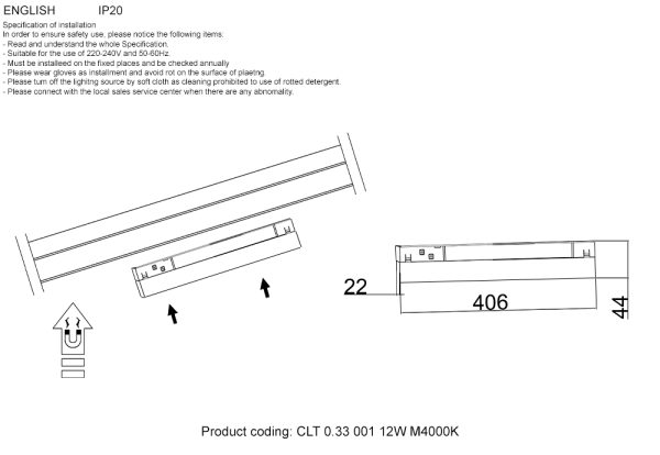 Светильник трековый магнитный Crystal Lux CLT 0.33 001 12W BL M4000K — изображение 2