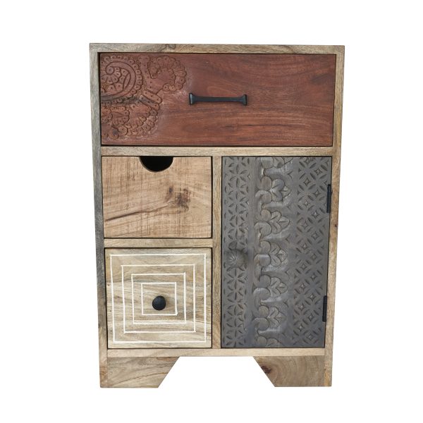 Прикроватная тумба из массива, ГОБИНД 4 ящика — изображение 3