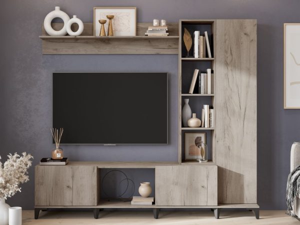 дуб крафт серый