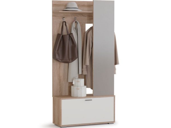 Дуб сонома/белый