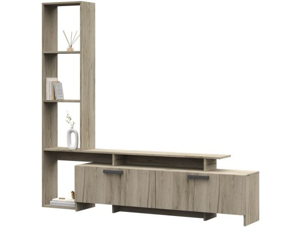 Стенка «Лучиана», Дуб крафт серый — изображение 3