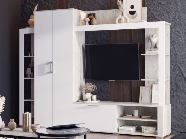 Nevada_Kraft-belyy-Snou_03_002_m МДФ Софт вайт/ Дуб Крафт белый