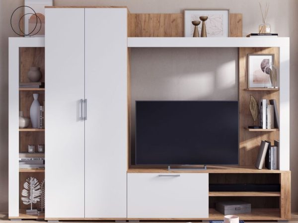 МДФ Софт вайт/ Дуб Крафт Золото