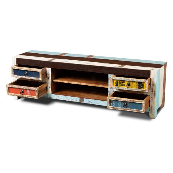 Тумба лофт из массива, МАНИША 4 ящика — изображение 3