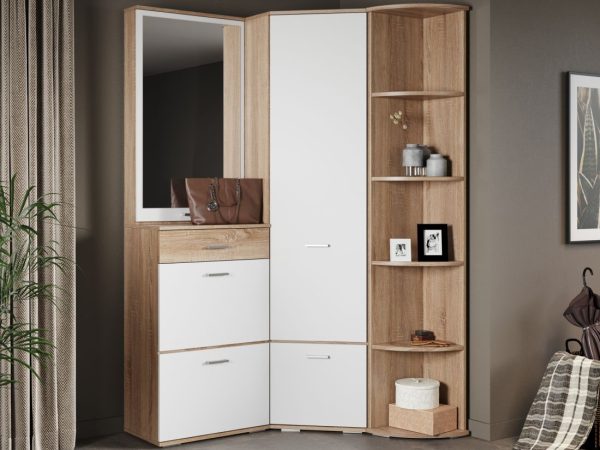 Дуб сонома/белый